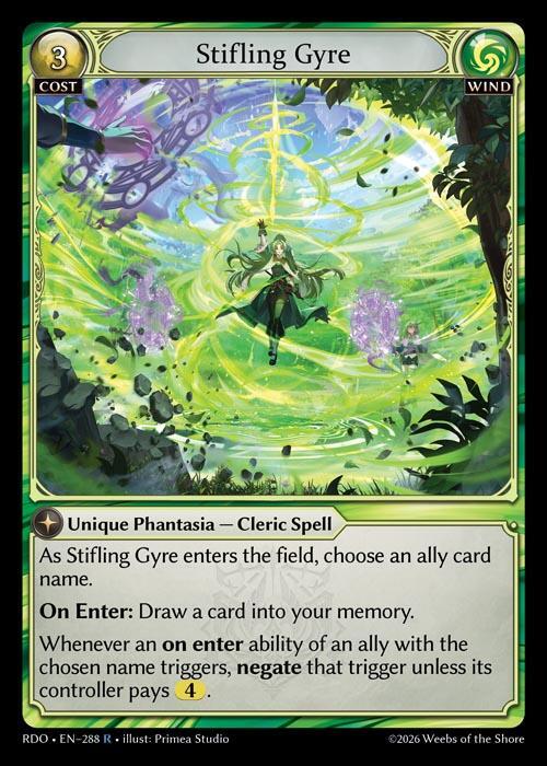 Stifling Gyre 288 Rare Radiant Origins NM