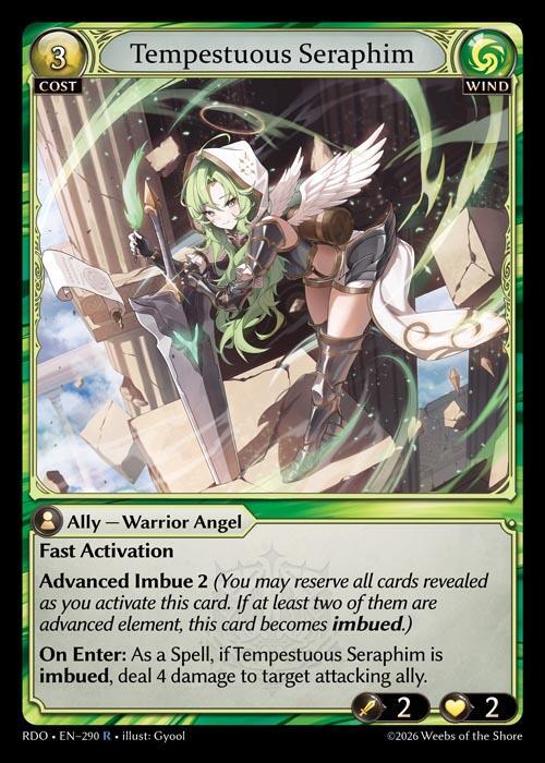 Tempestuous Seraphim 290 Rare Radiant Origins NM