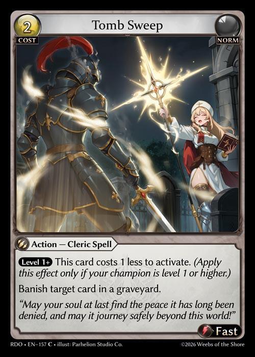 Tomb Sweep 157 Common Radiant Origins NM