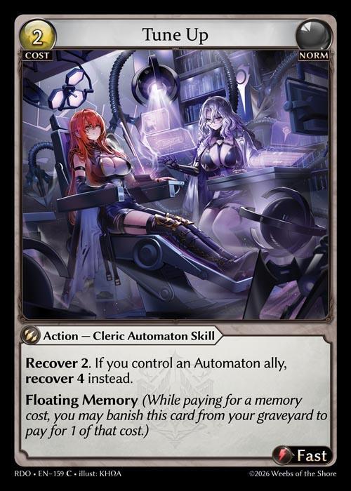 Tune Up 159 Common Radiant Origins NM