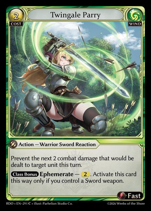 Twingale Parry 291 Common Radiant Origins NM