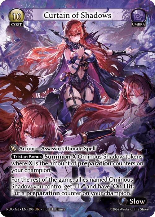 Curtain of Shadows 396 Ultra Rare Radiant Origins NM