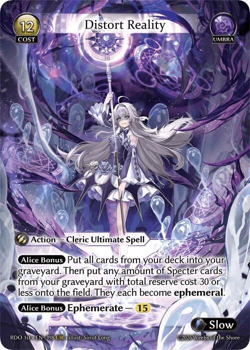 Distort Reality 398 Ultra Rare Radiant Origins NM