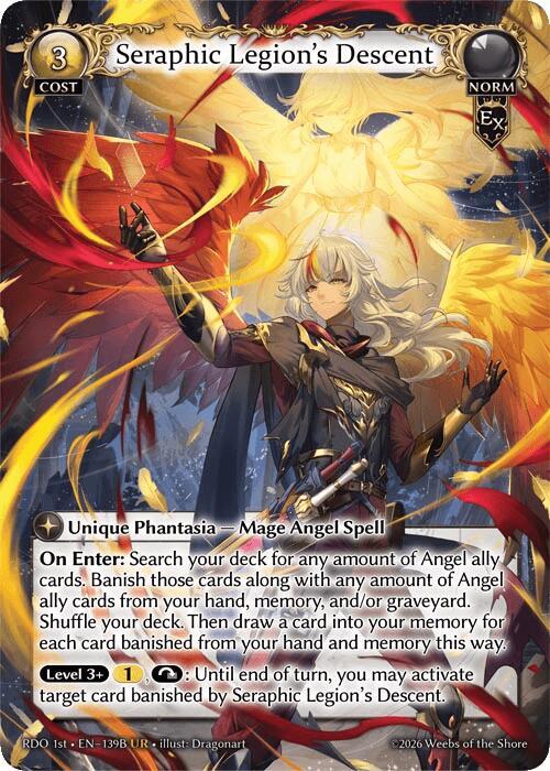 Seraphic Legion's Descent (139B) 139B Ultra Rare Radiant Origins NM