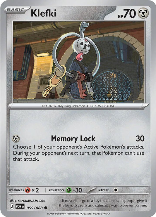 Klefki 059/088 Common Reverse Holo Perfect Order NM/M