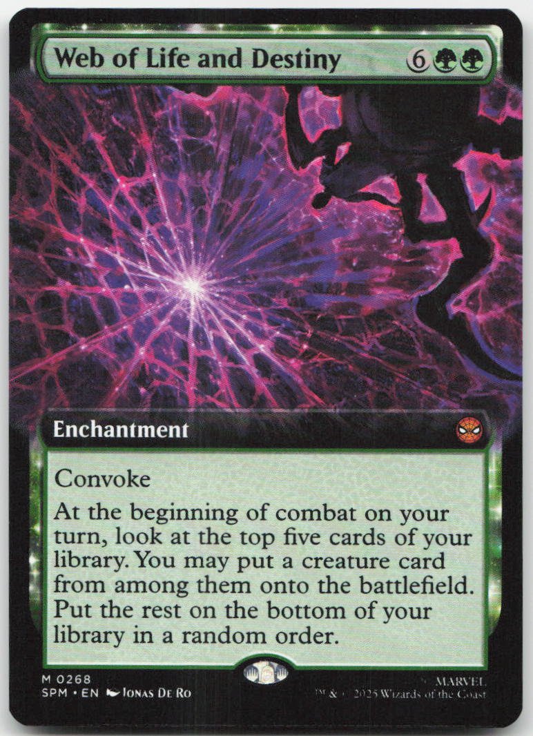 Web of Life and Destiny (Extended Art) M Marvel's Spider-Man 268 NM