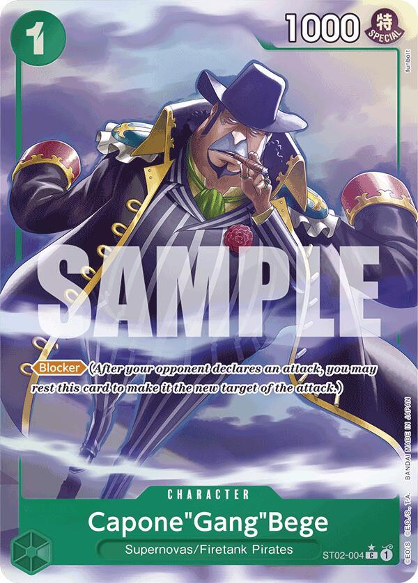 Capone"Gang"Bege (Alternate Art) ST02-004 Common Premium Booster -The Best- NM/M