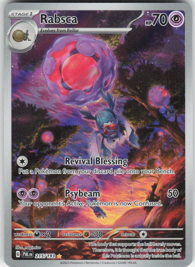 Rabsca - Illustration Rare SV02: Paldea Evolved 215/193 NM (Back)