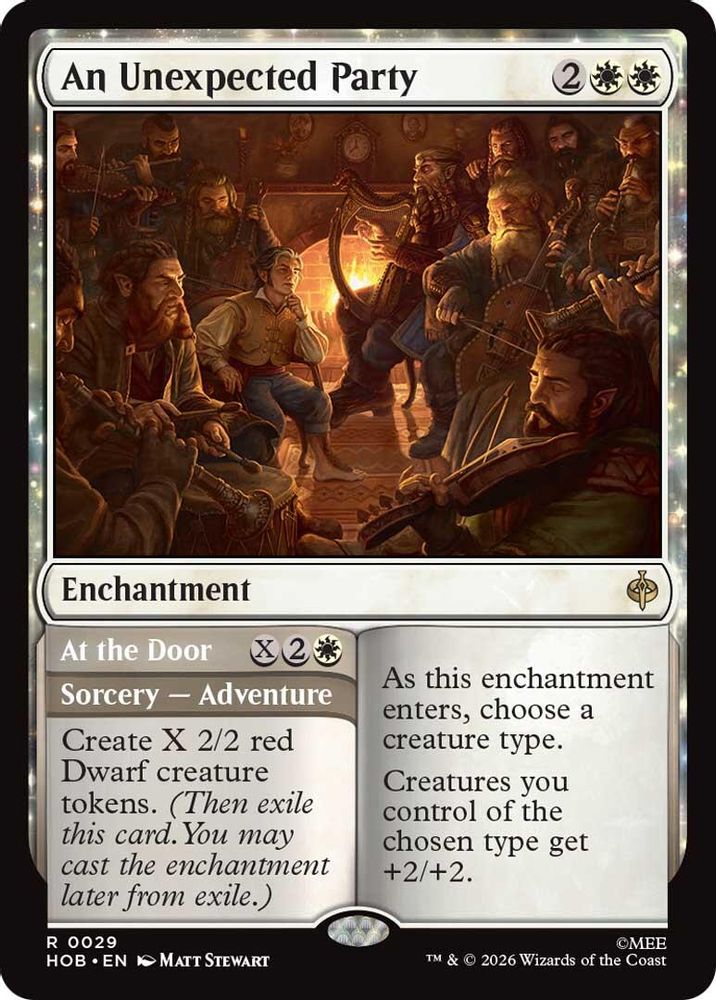 An Unexpected Party 29 Rare Foil The Hobbit NM/M