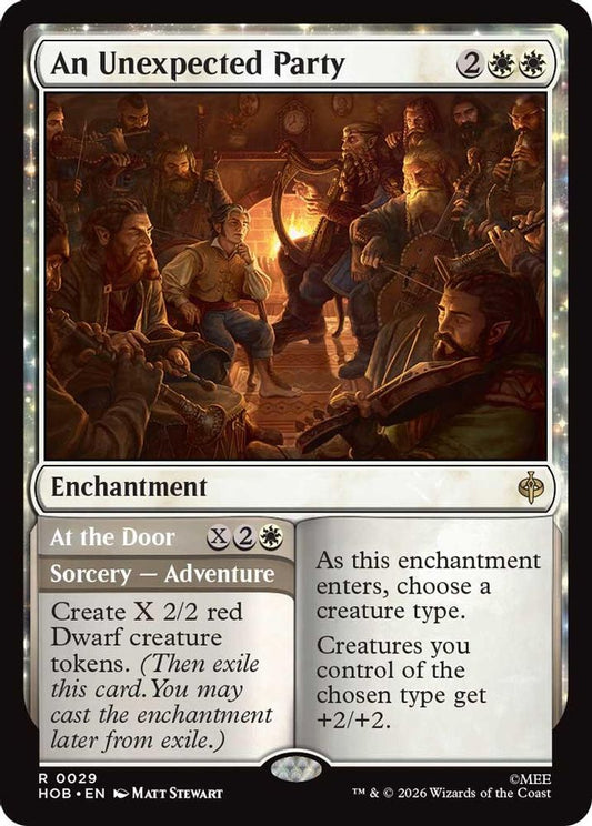 An Unexpected Party 29 Rare Foil The Hobbit NM/M