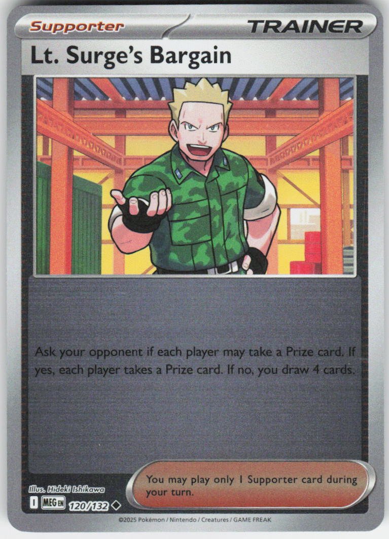 Lt. Surge's Bargain - Uncommon ME01: Mega Evolution 120/132 NM