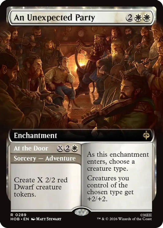 An Unexpected Party (Extended Art) 289 Rare The Hobbit NM/M