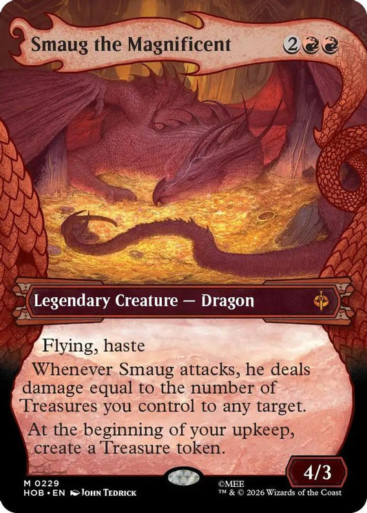 Smaug the Magnificent (Showcase) 229 Mythic Foil The Hobbit NM/M