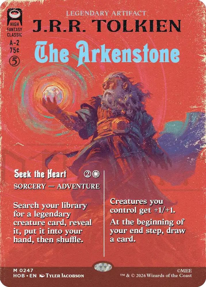 The Arkenstone (Borderless) 247 Mythic Foil The Hobbit NM/M