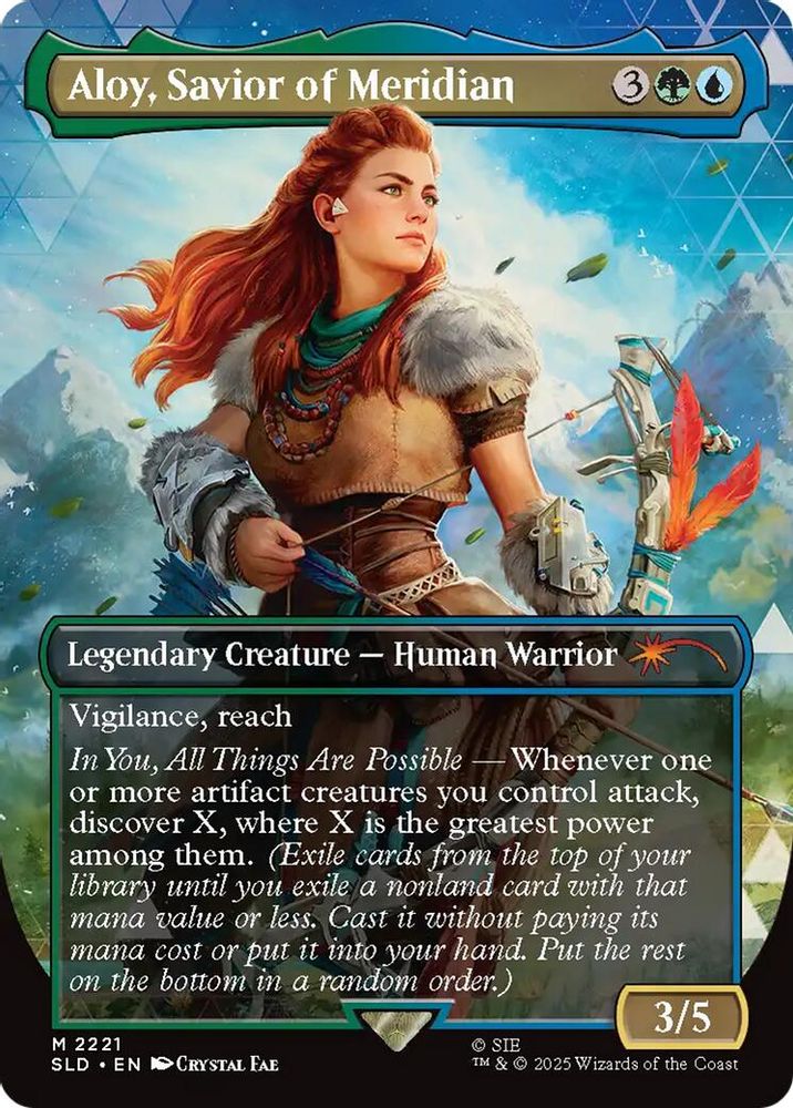 Aloy, Savior of Meridian 2221 Mythic Secret Lair Drop Series NM/M