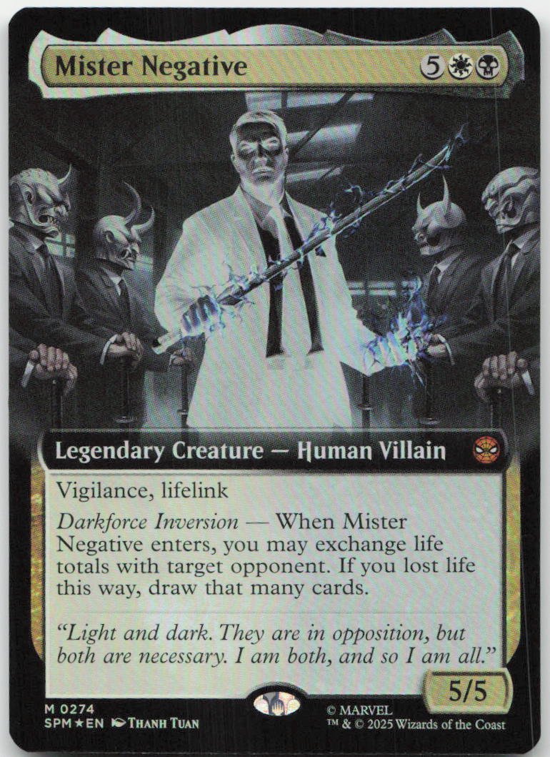 Mister Negative (Extended Art) M Marvel's Spider-Man 274 NM