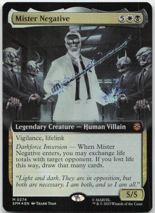 Mister Negative (Extended Art) M Marvel's Spider-Man 274 NM