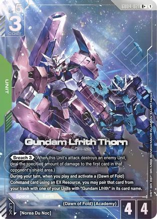 Gundam Lfrith Thorn (R+) GD04-021 R+ Phantom Aria NM/M