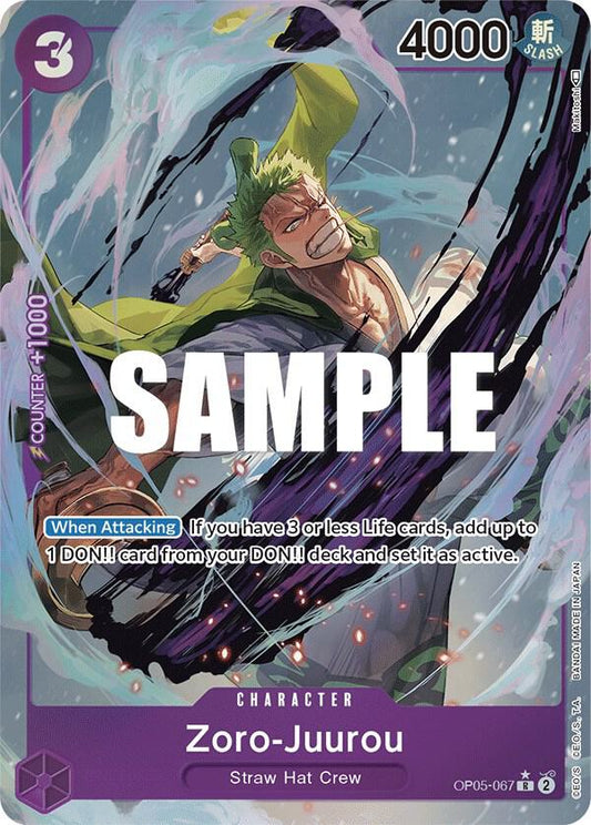Zoro-Juurou (Alternate Art) OP05-067 Rare Awakening of the New Era NM/M