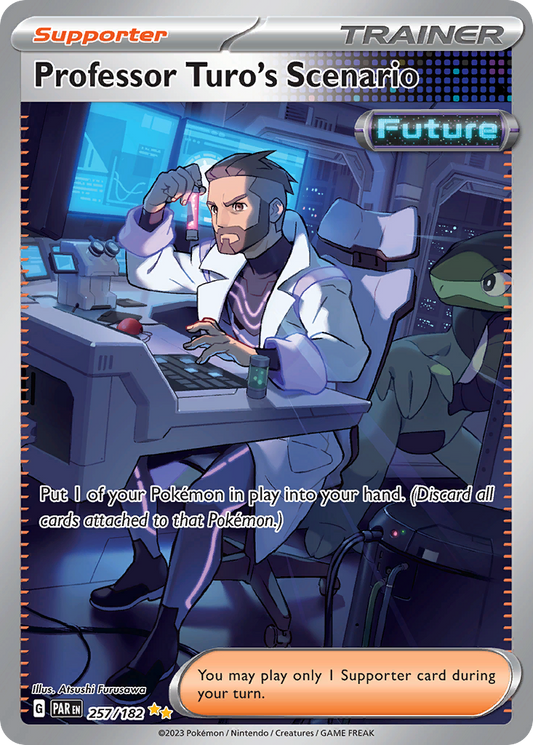 Professor Turo's Scenario 257/182 Special Illustration Rare Paradox Rift NM/M