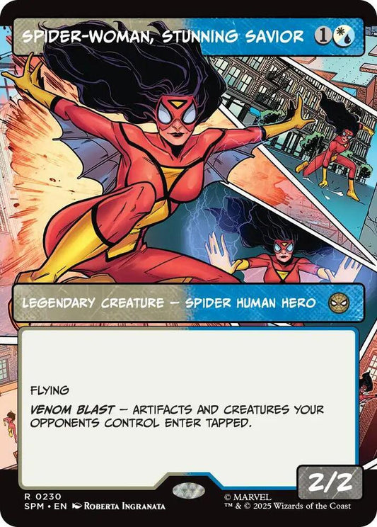 Spider-Woman, Stunning Savior (Borderless) 230 Rare Marvel's Spider-Man NM/M
