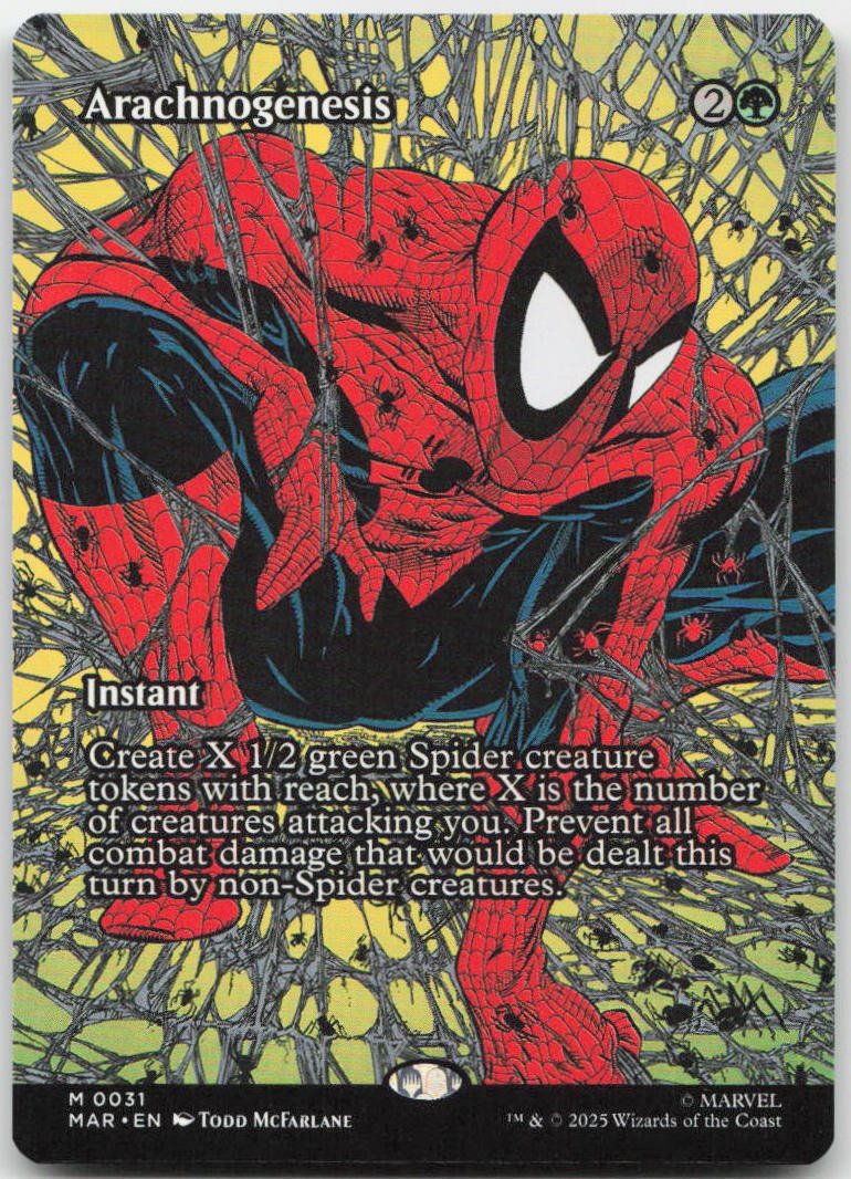 Arachnogenesis (Borderless) M Marvel Eternal-Legal 31 NM