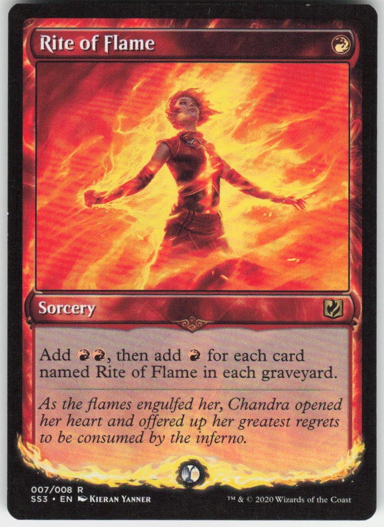 Rite of Flame R The List Reprints 007/008 NM