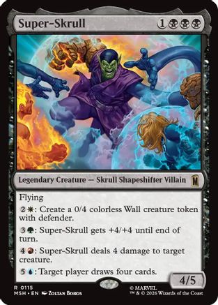 Super-Skrull 115 Foil Rare Marvel Super Heroes NM/M