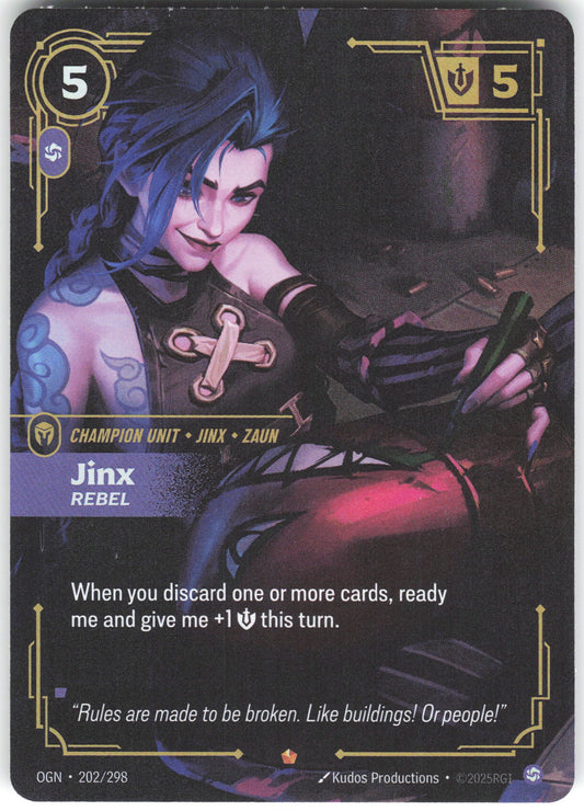 Jinx - Rebel Epic Origins 202/298 NM
