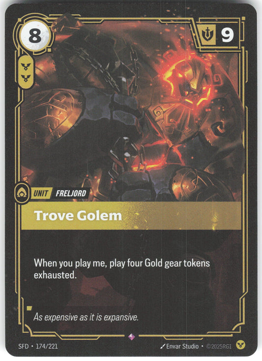 Trove Golem Rare Spiritforged 174/221 NM