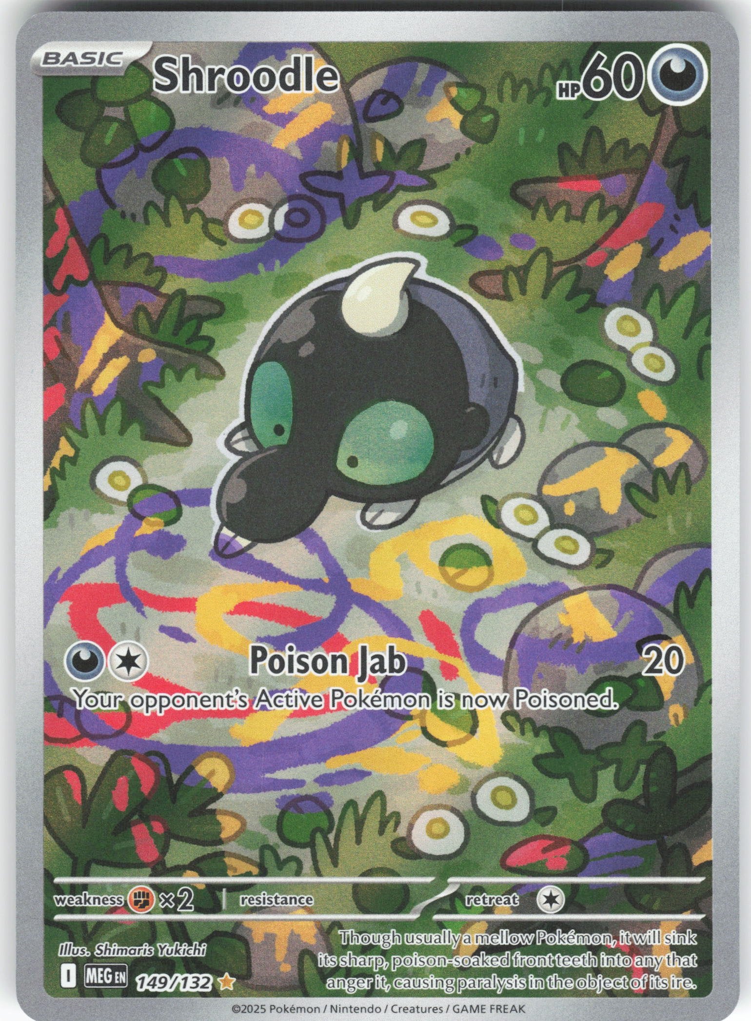 Shroodle - Illustration Rare ME01: Mega Evolution 149/132 NM
