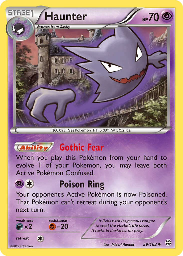 Haunter 59/162 Uncommon BREAKthrough NM/M