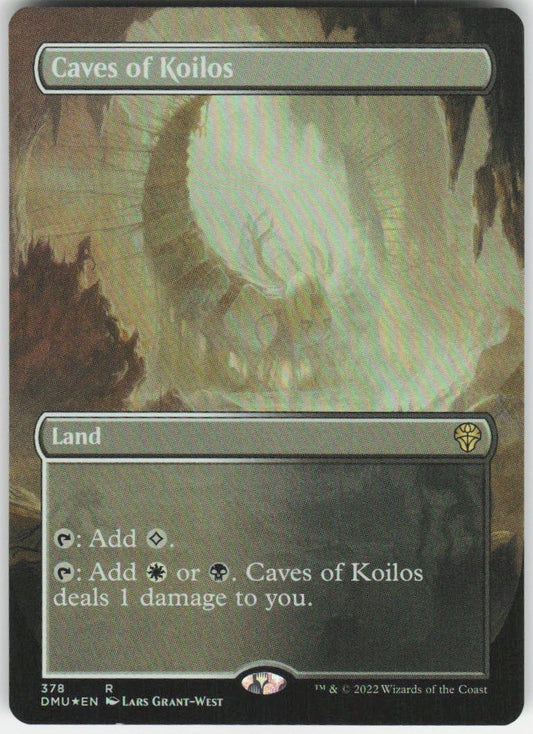 Caves of Koilos (Borderless Foil) R Dominaria United 378 NM