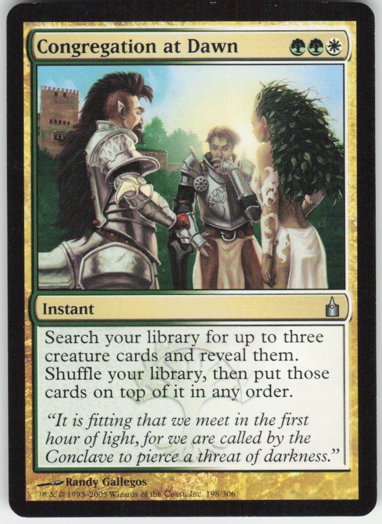 Congregation at Dawn U Ravnica: City of Guilds 198 NM