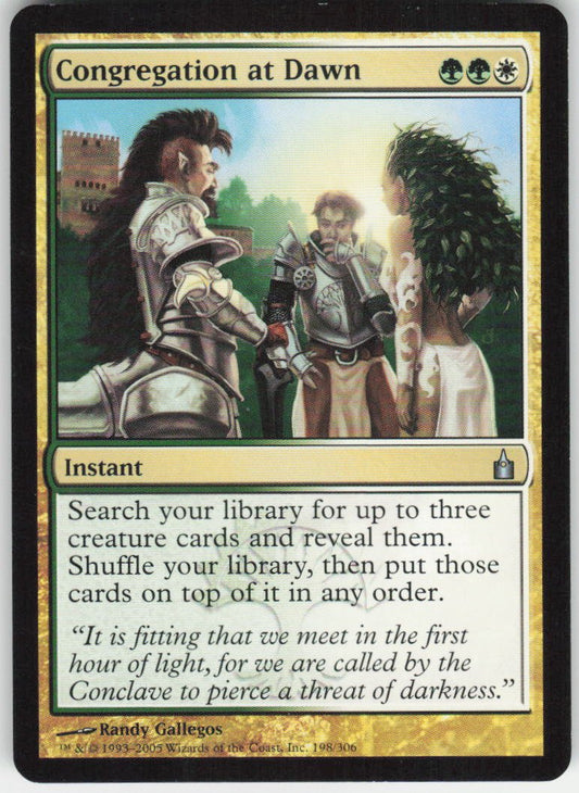 Congregation at Dawn U Ravnica: City of Guilds 198 NM