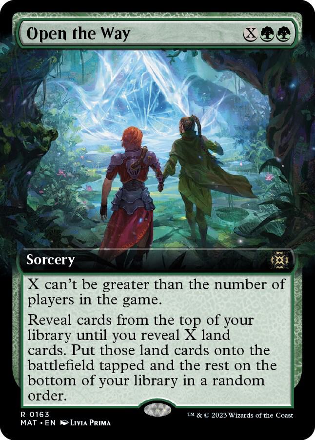 Open the Way (Extended Art) 163 Rare March of the Machine: The Aftermath NM/M
