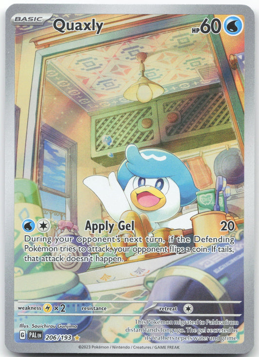 Quaxly - Illustration Rare SV02: Paldea Evolved 206/193 NM