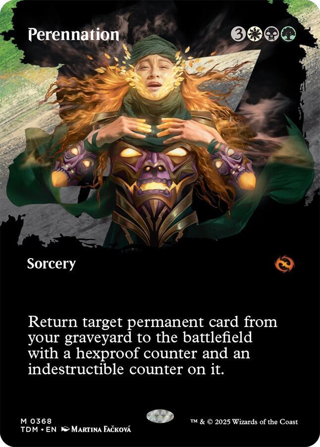 Perennation (Borderless) 368 Mythic Tarkir: Dragonstorm Foil NM/M