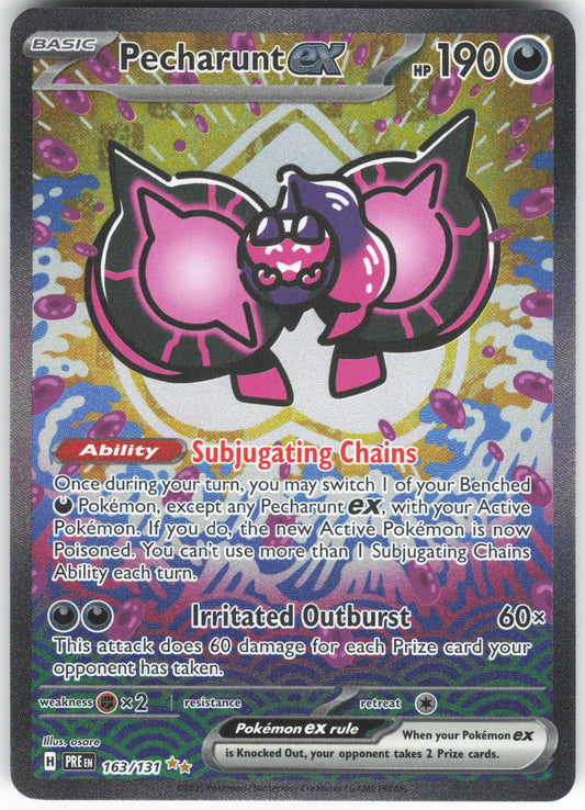Pecharunt ex Special Illustration Rare SV: Prismatic Evolutions 163/131 NM