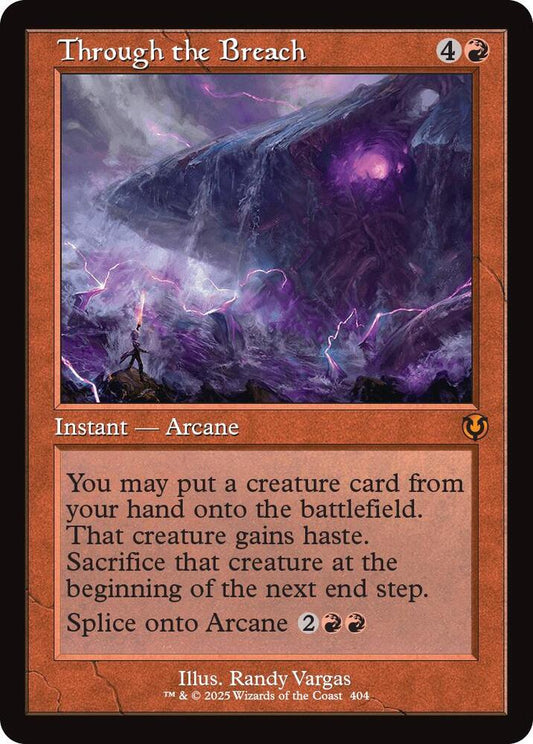 Through the Breach (Retro Frame) 404 Foil Mythic Innistrad Remastered NM/M