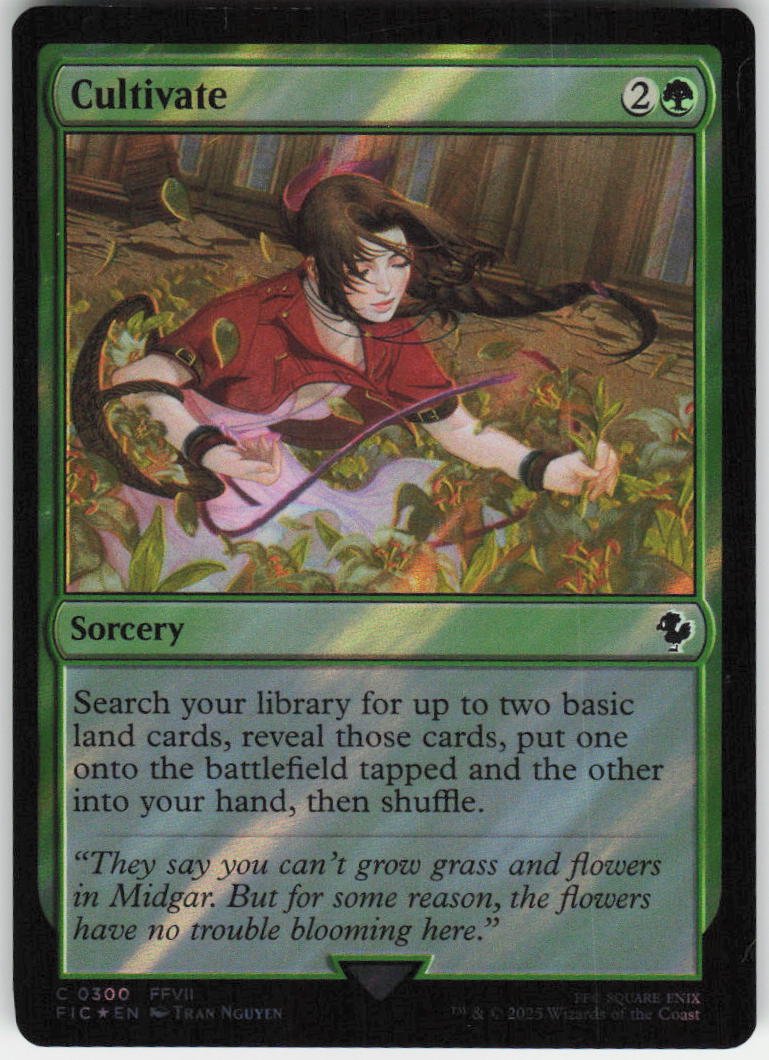 Cultivate (Surge Foil) C Commander: FINAL FANTASY 300 NM