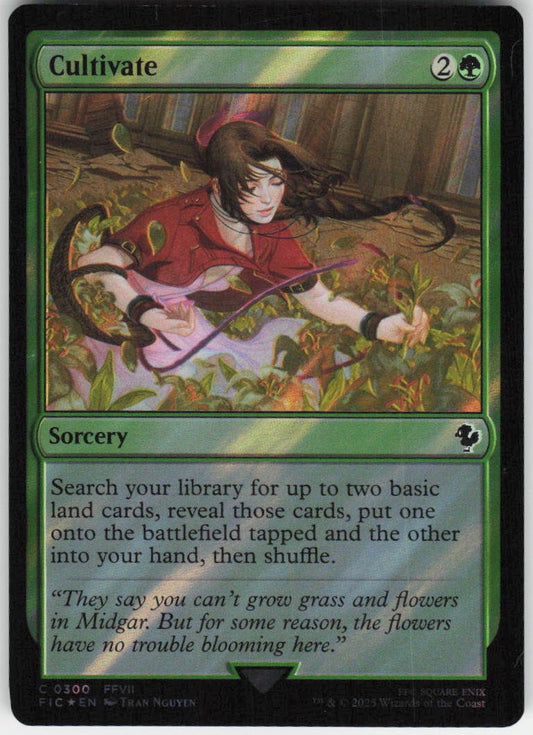 Cultivate (Surge Foil) C Commander: FINAL FANTASY 300 NM