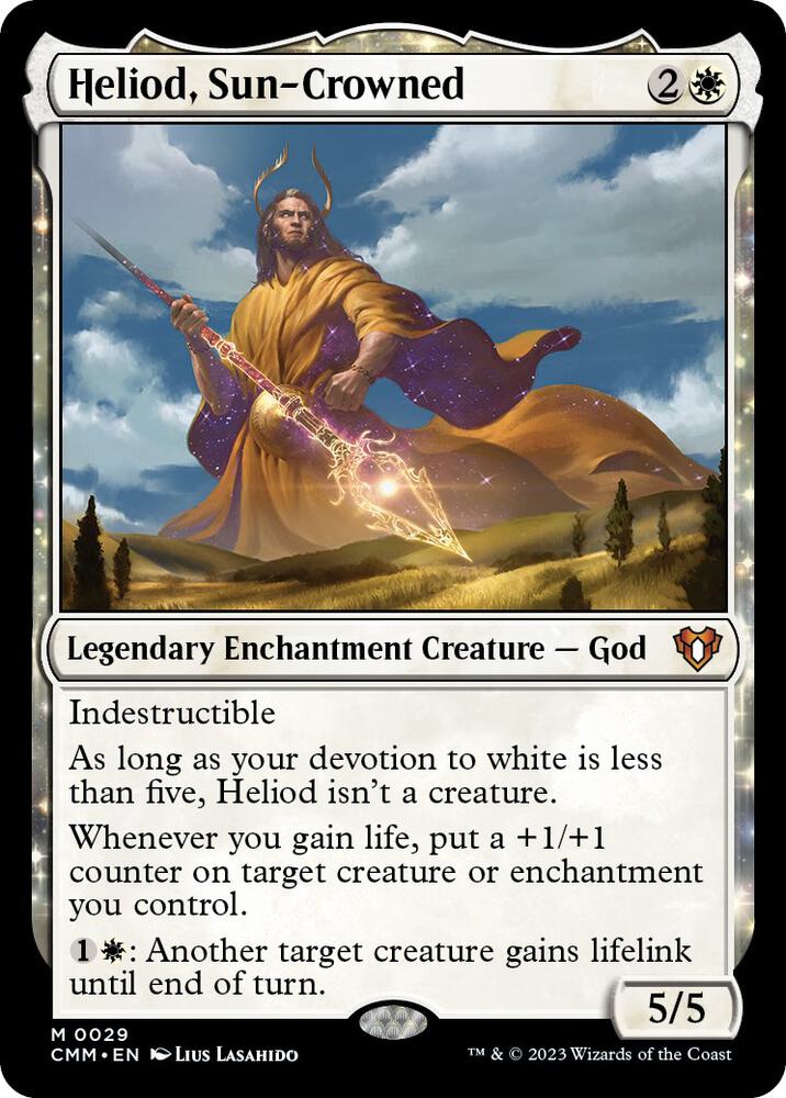 Heliod, Sun-Crowned 29 Mythic Commander Masters NM/M