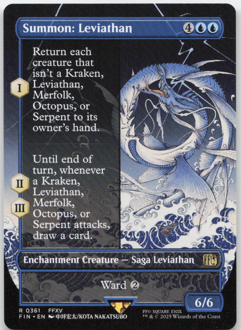 Summon: Leviathan (Borderless) R FINAL FANTASY 361 NM