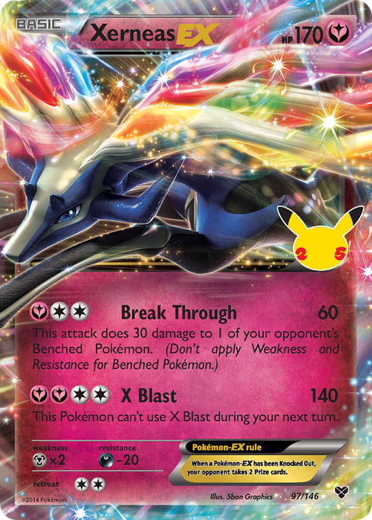 Xerneas EX 97/146 Classic Collection Celebrations: Classic Collection NM/M