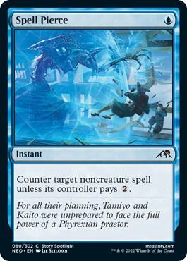 Spell Pierce 80 Common Kamigawa: Neon Dynasty NM/M
