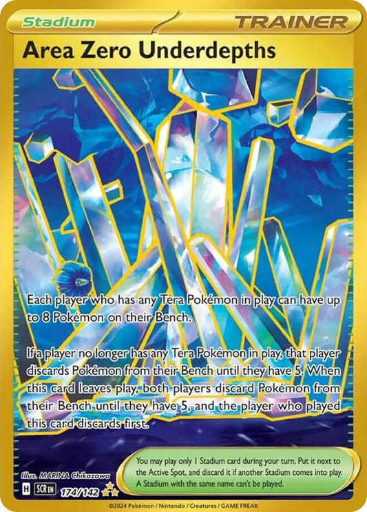 Area Zero Underdepths 174/142 Hyper Rare Stellar Crown NM/M