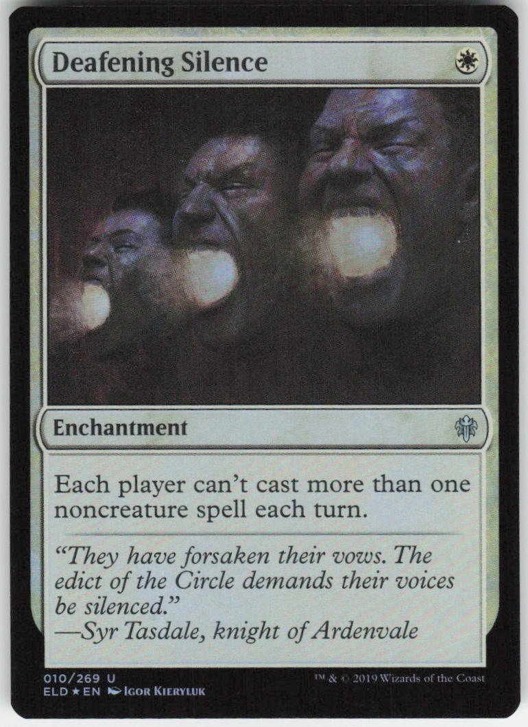 Deafening Silence U Throne of Eldraine 10 NM