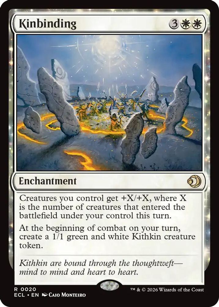 Kinbinding 20 Rare Lorwyn Eclipsed NM/M