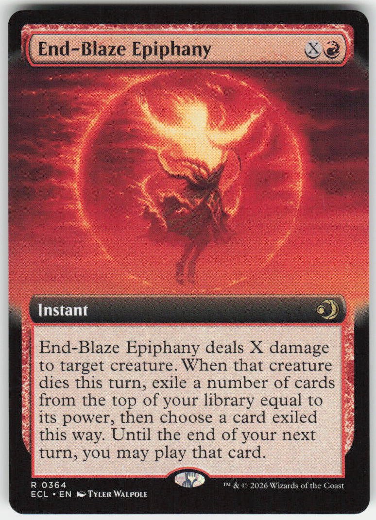 End-Blaze Epiphany (Extended Art) R Lorwyn Eclipsed 364 NM